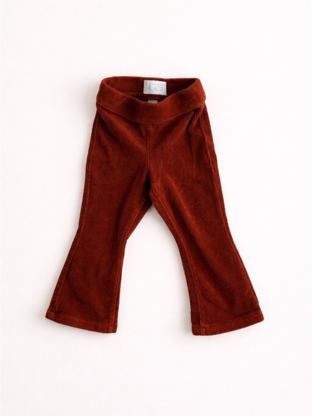 The Children’s Place 12-18M Rust Ribbed Flare Boho Pants Baby Toddler